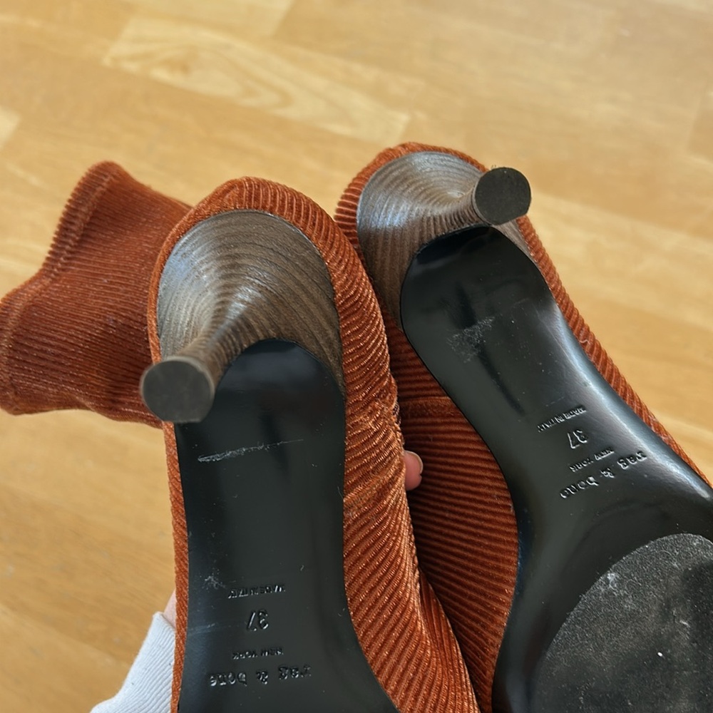 RAG & BONE Brea Corduroy Ankle Boots - Picture 9 of 13